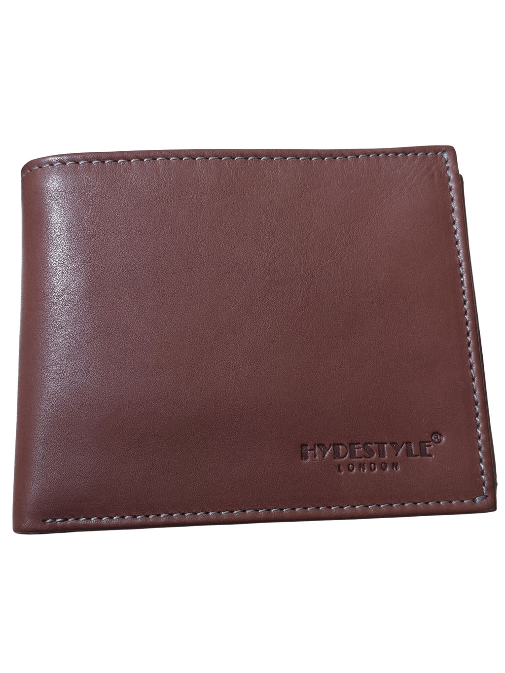 Portefeuille à trois volets en cuir pour homme
