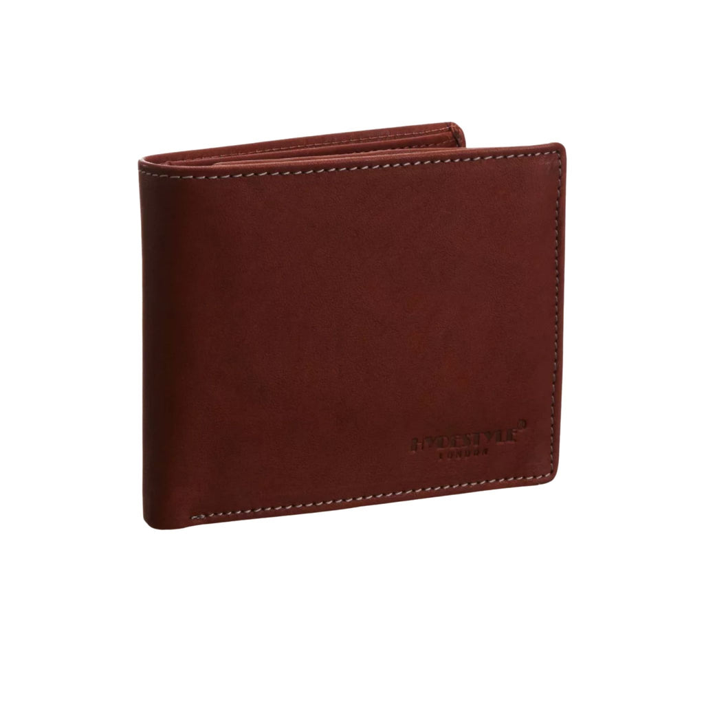 Portefeuille à trois volets en cuir pour homme