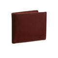 Portefeuille à trois volets en cuir pour homme